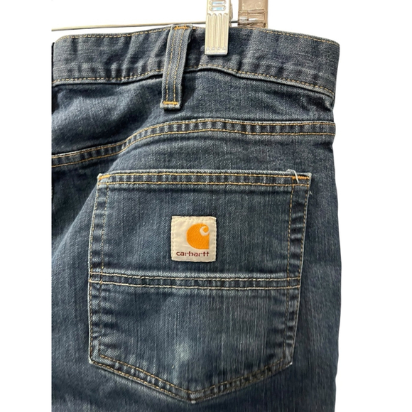 Carhartt Straight Fit Medium Wash Denim Jean Pants Mens Size 36x32 Casual Cotton - Picture 6 of 6